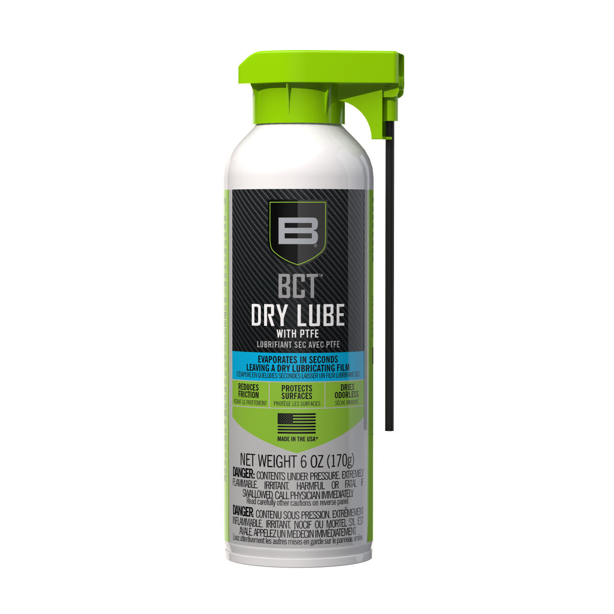 Aerosol Dry Lube, 6oz, Clear