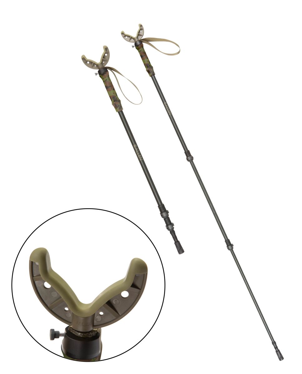 Axial Monopod Shooting Stick & Rest, 61" Max Height, Olive