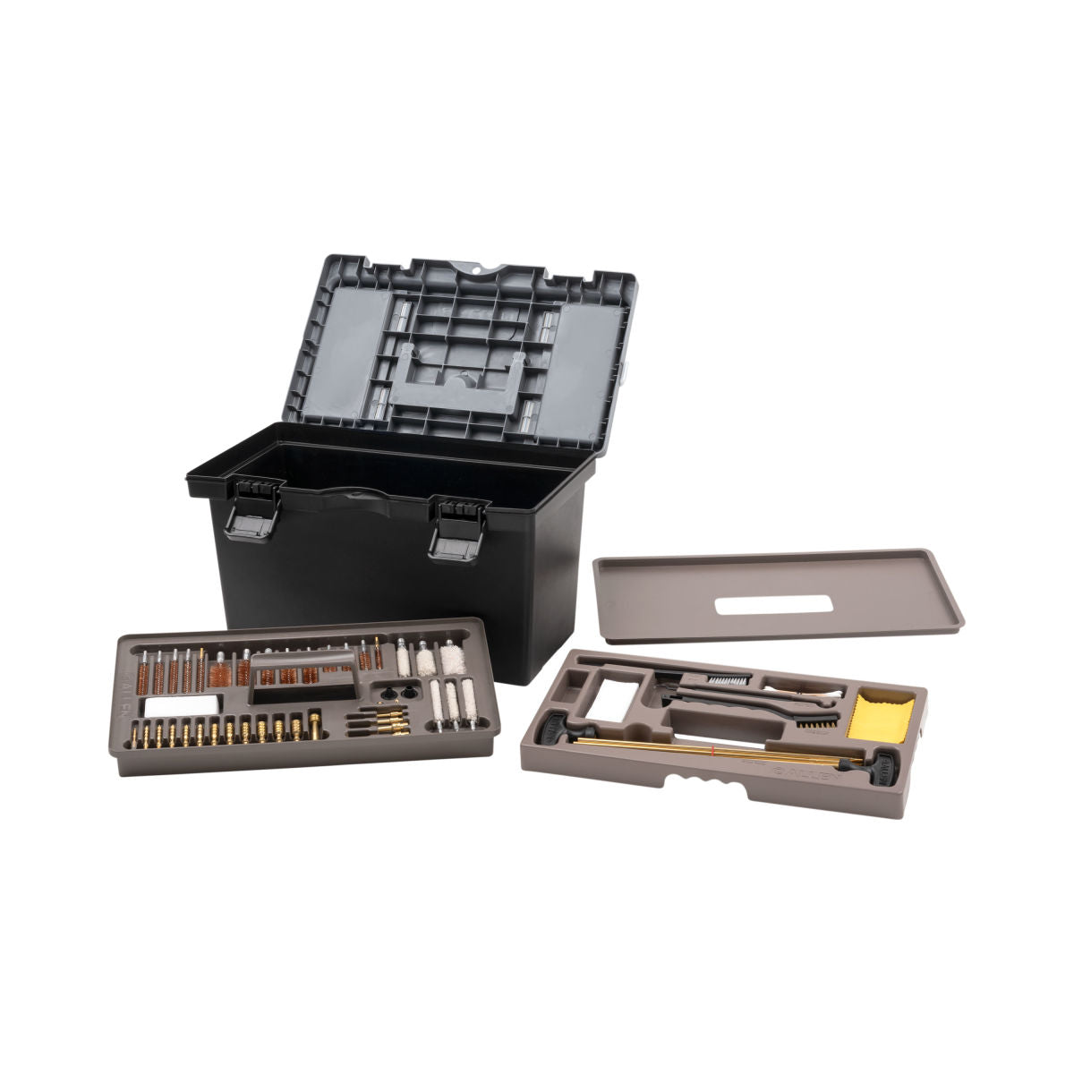 Universal Gun Cleaning Kit & Tool Box, 65-Piece, Black