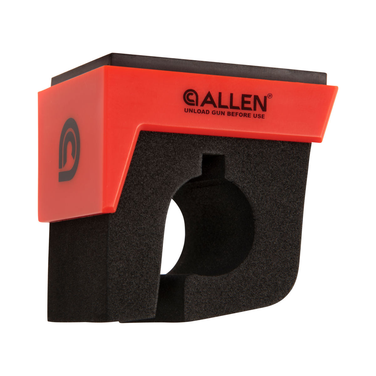 Magnetic Firearm & Fishing Rod Holder with Frame, Black/Red