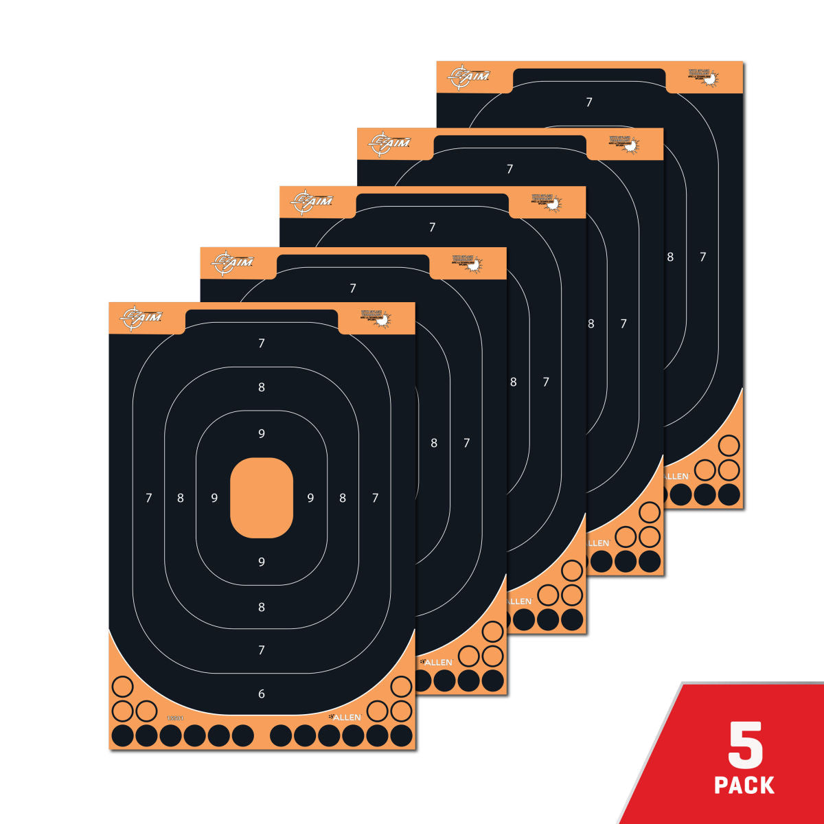 Reactive Paper Silhoutte Shooting Targets