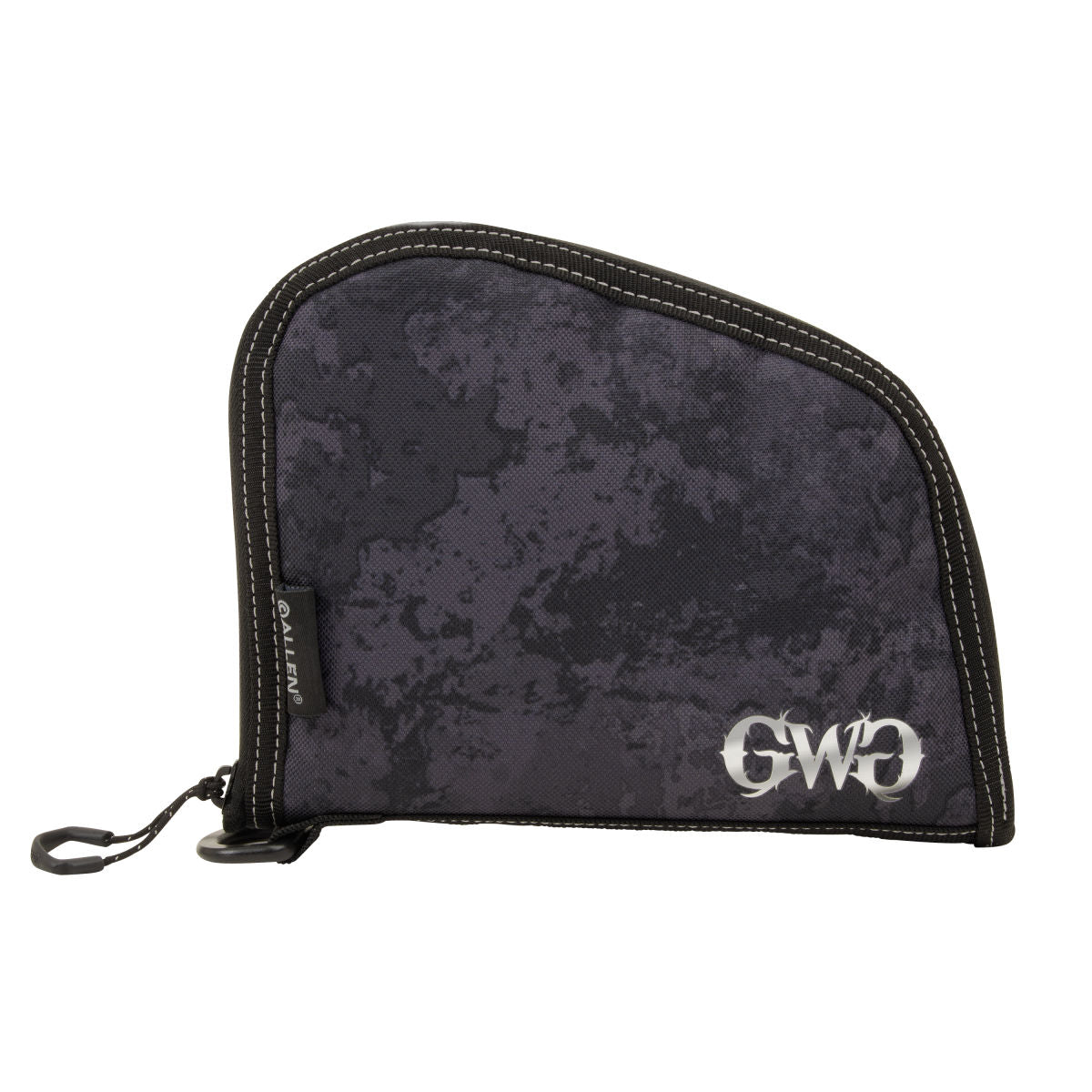 Girls With Guns® Midnight Lockable Handgun Case, 8"L Compact Handguns, Black/Shade™ Blackout Camo