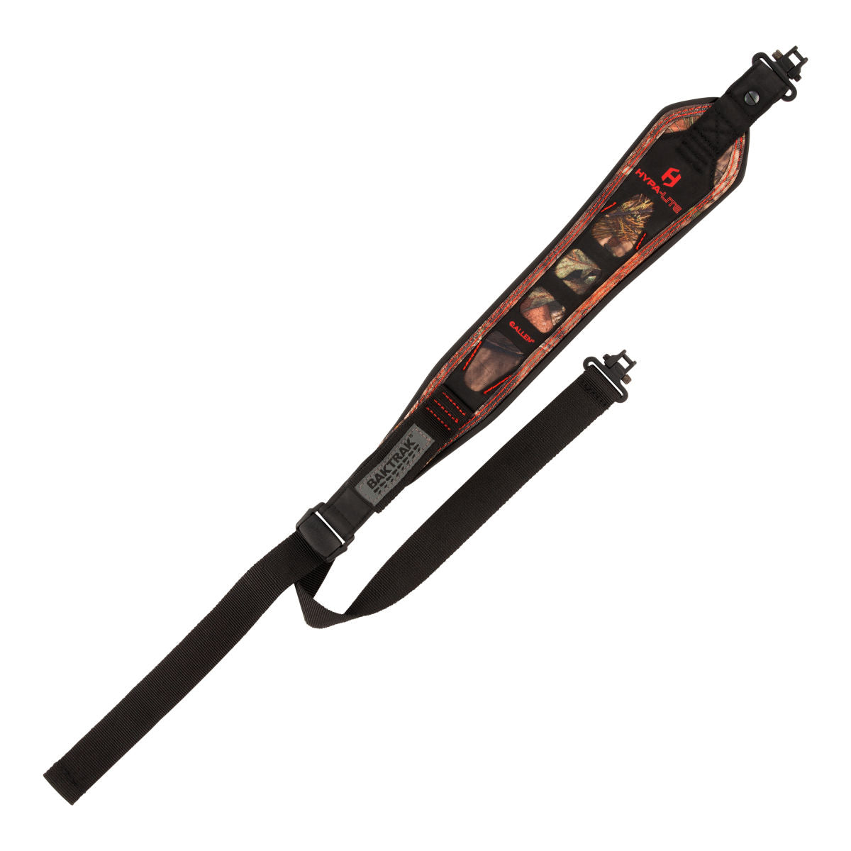 Hex Gun Sling with BakTrak® Anti-Slip Technology, Lightweight Hypalon Hunting Rifle Sling, Quick Adjust Cam Lock, Mossy Oak® Break-Up Country™ Camo