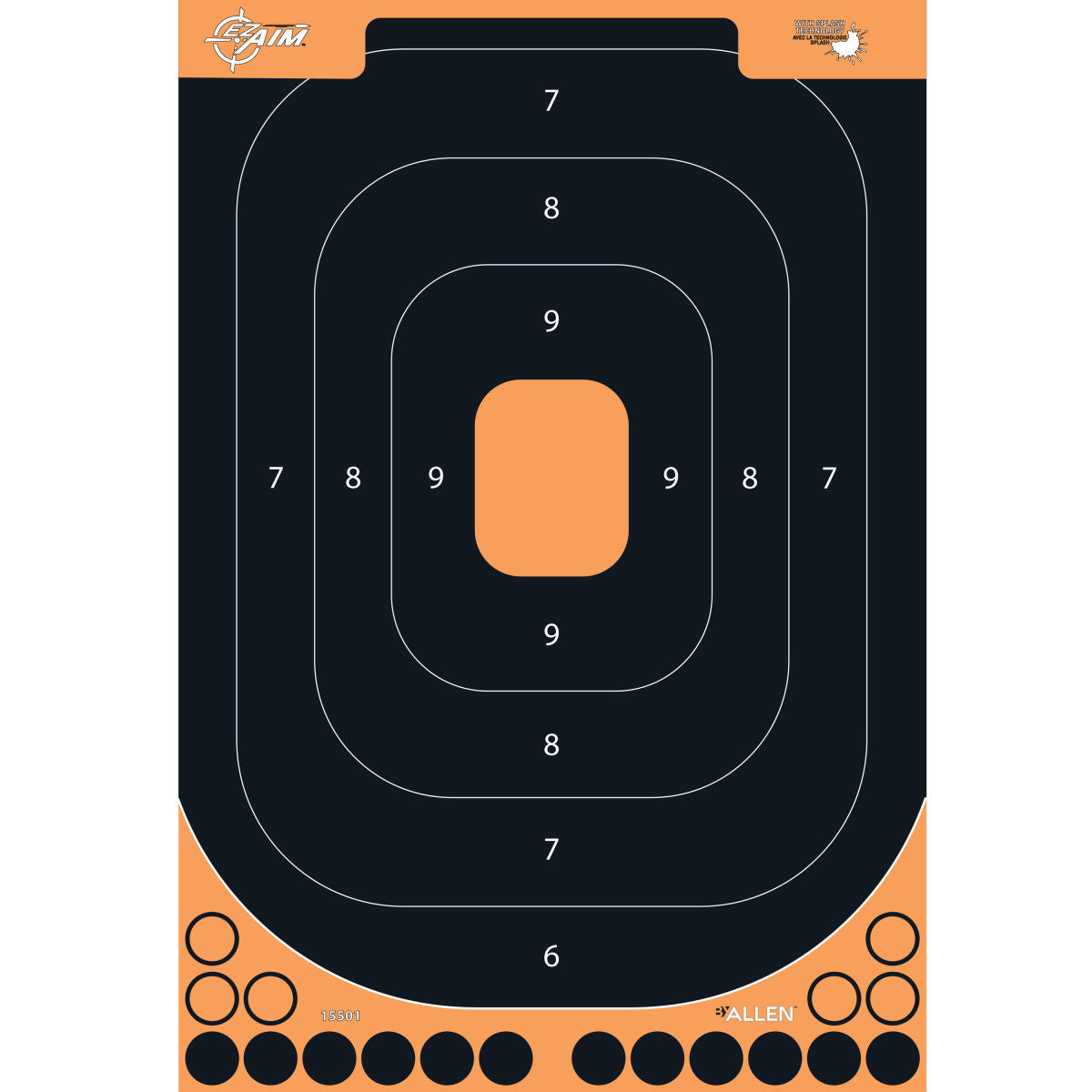 Reactive Paper Silhoutte Shooting Targets