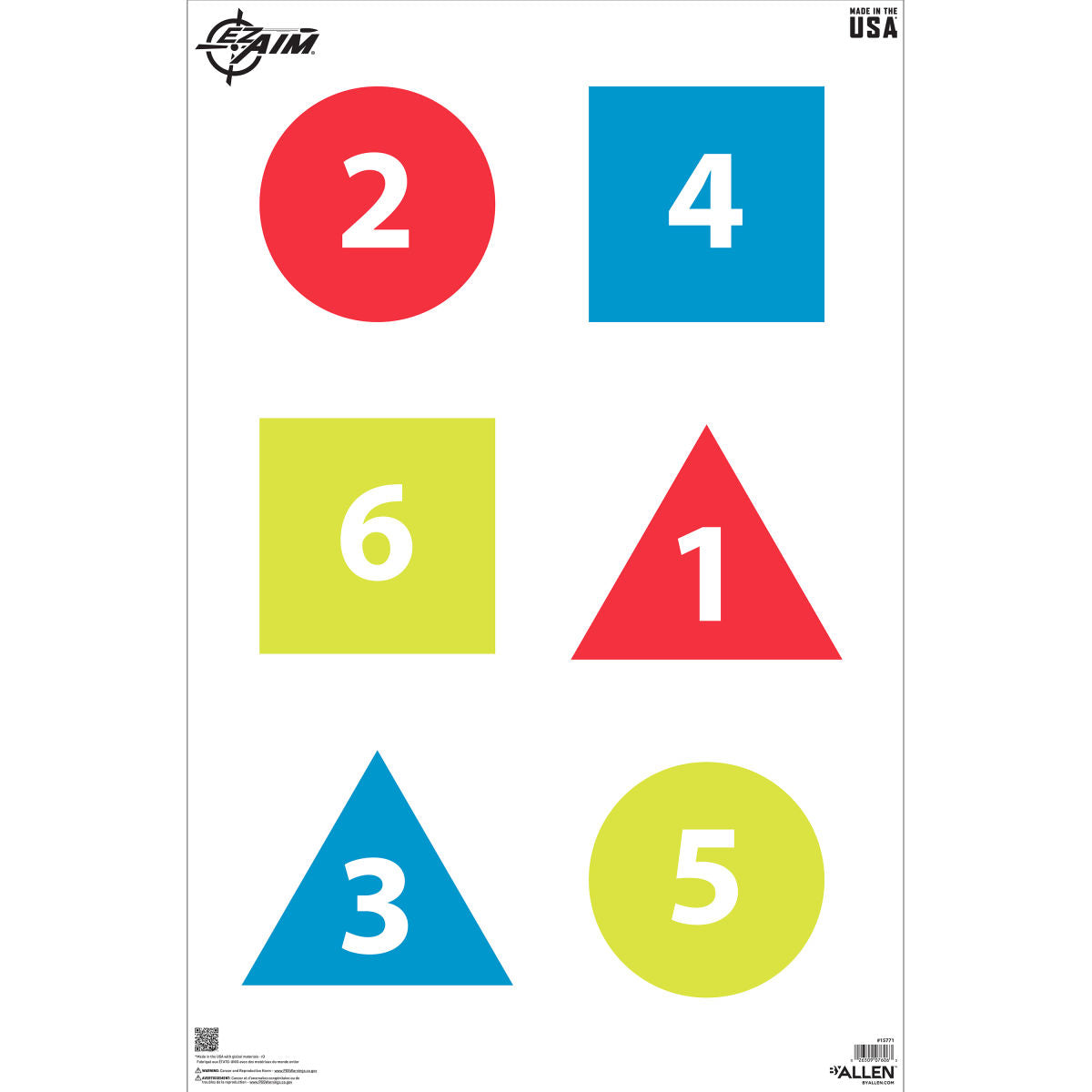 EZ Aim® Command Target, 23 x 35, 50-Pack