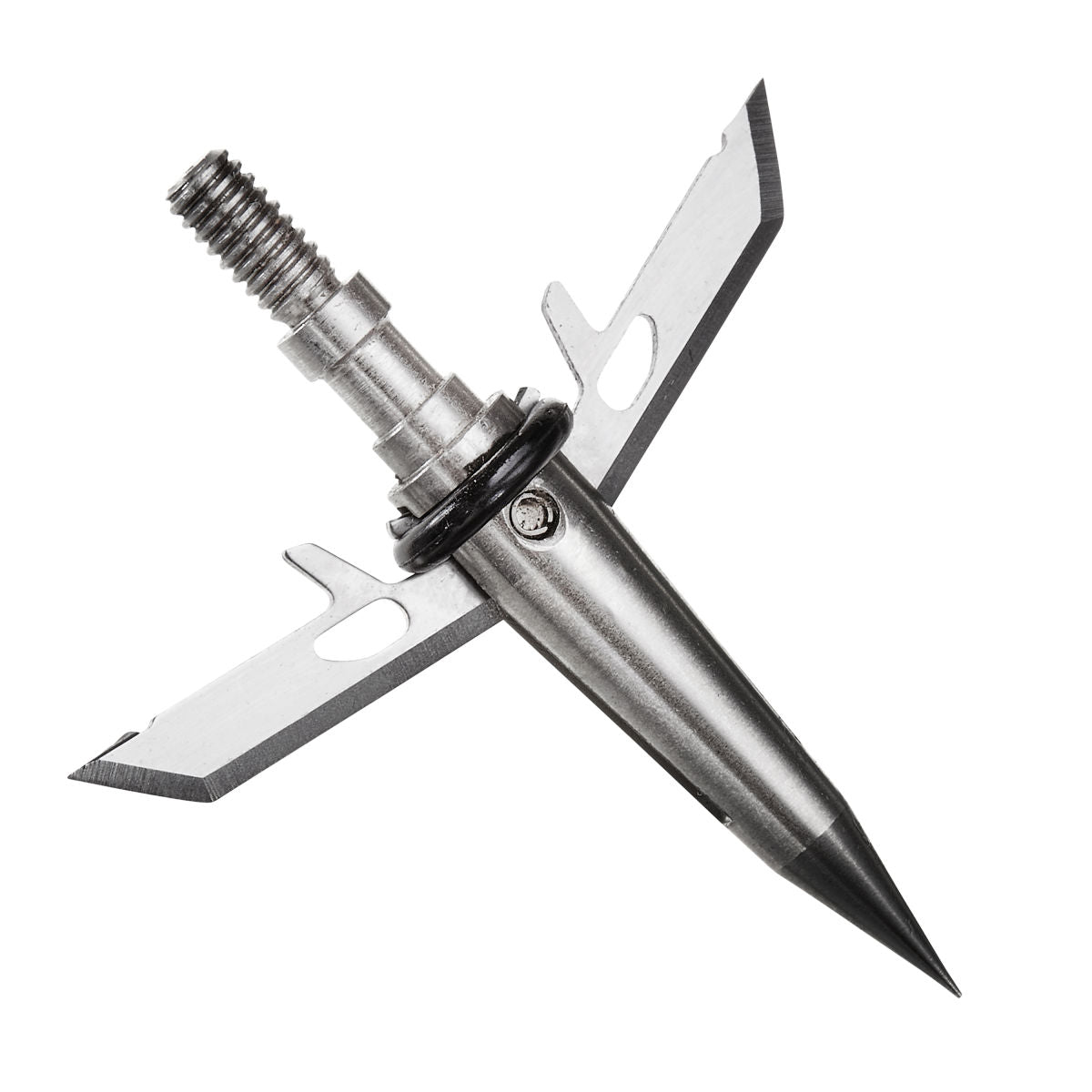 Stryke™ Helios 2-Blade Expandable Archery Broadheads, 100-Grains, 3-Pack, Silver & Black
