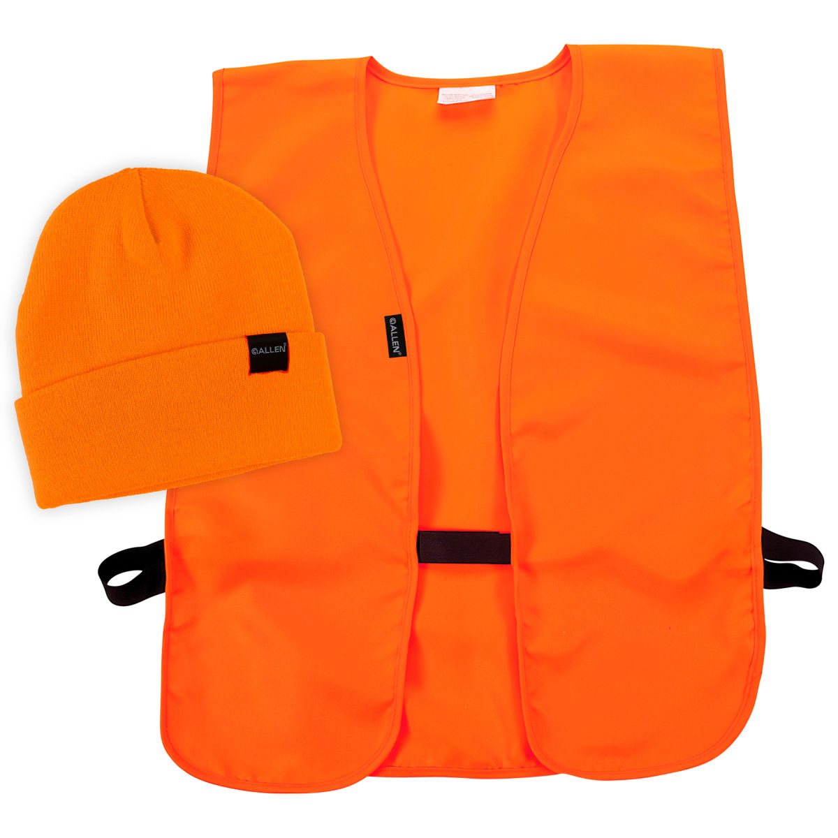 Stocking Cap & Vest Combo, Men's, M-XL, Blaze Orange