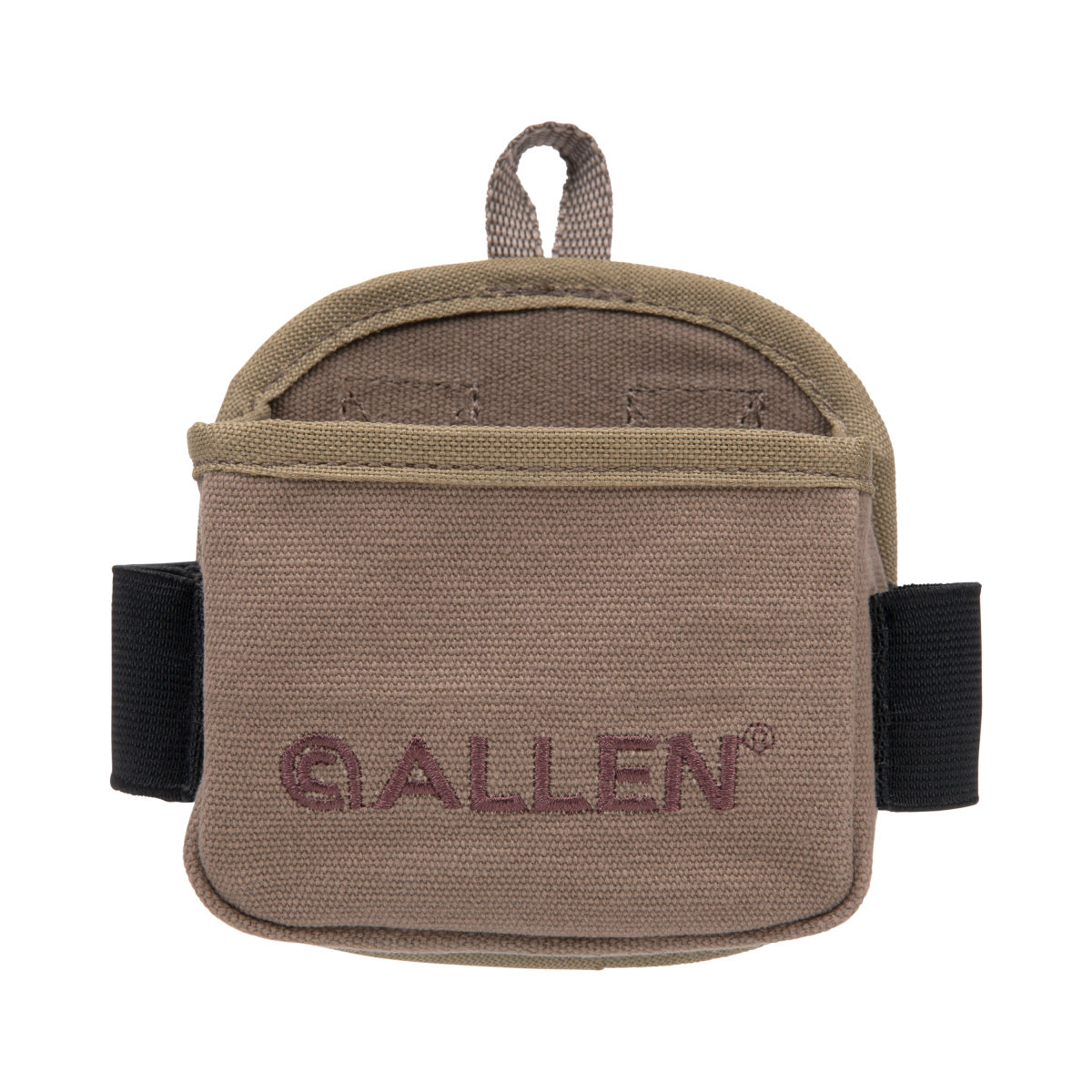 Shotgun Shell Pouch - Clay, Trap, and Skeet Shooting Accessories - Hunting and Gun Range Gear - Soft Canvas Design - Tan