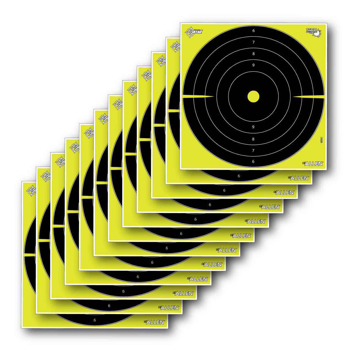 Ez Aim Non-Adhesive Splash Bullseye 12 X 12