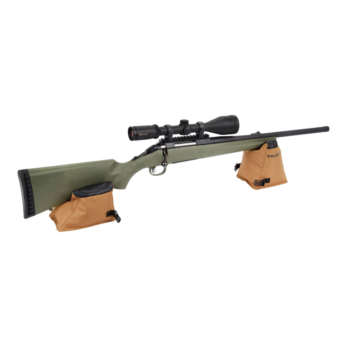 X-Focus Filled Front & Rear Shooting Rest Combo, Coyote/Black