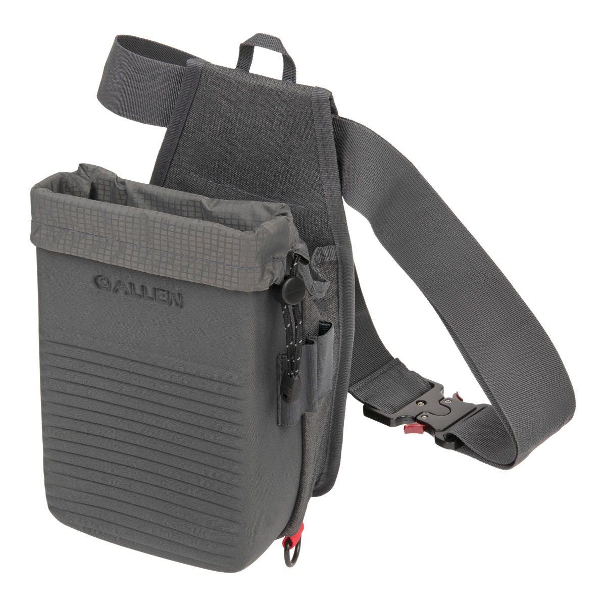 Competitor Double Compartment Molded Shell Bag, Gray