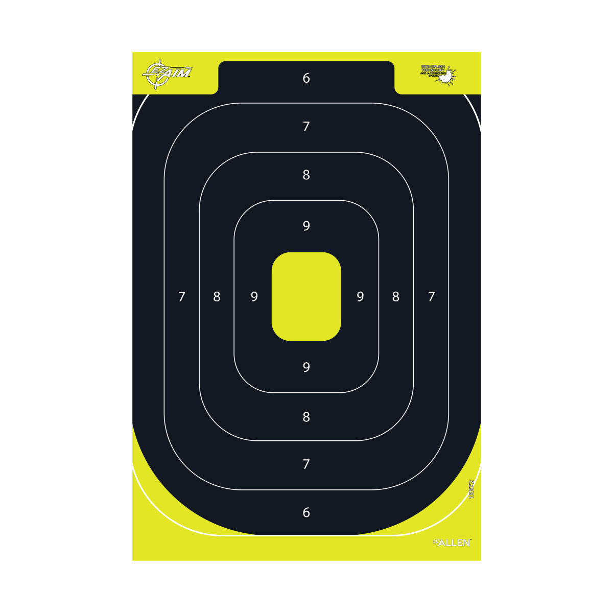 Reactive Paper Shooting Targets, IPSC Silhouette Trainer