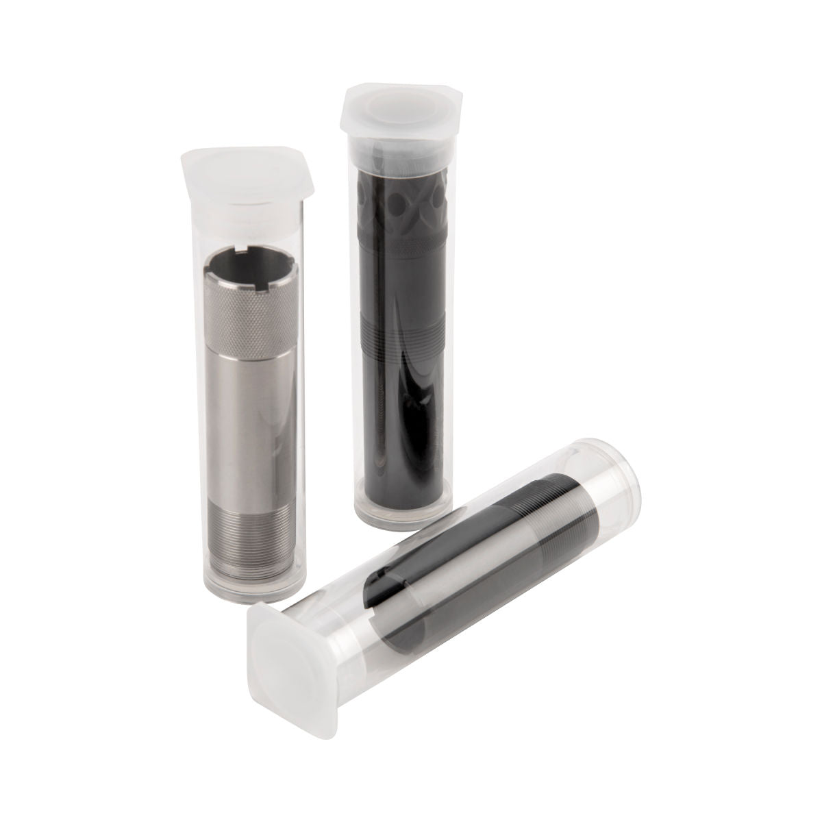 Choke Tube Vials, 12-Gauge Chokes, 3-Pack, Clear