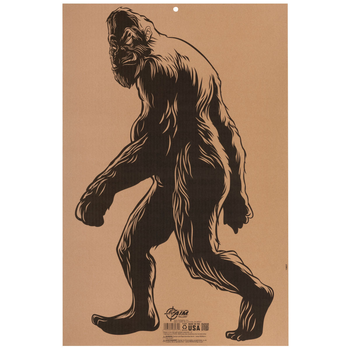 EZ Aim® Sasquatch 23" x 35" Shooting Target - 1 Pack - Tan