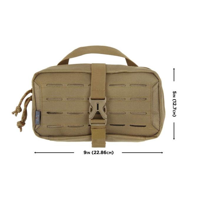 Tac-Six™ Detachment Tactical Accessory Pouch, Removable Back Panel