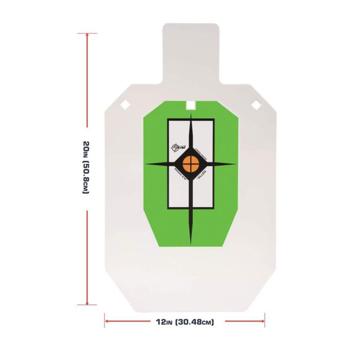 EZバー　IROTEC 50mm EZ Aim® Hardrock AR500 Steel Shooting Target, 3/8 Thick, IPSC