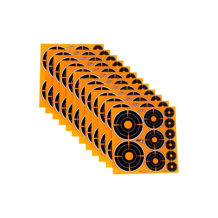 EZ Aim® Adhesive Splash Reactive Paper Shooting Targets, Bullseye