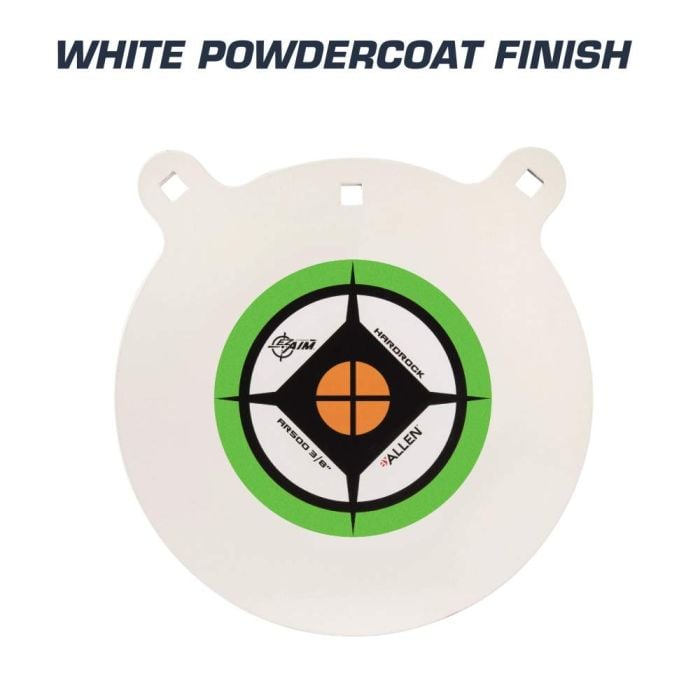 Ez Aim 12 Hardrock Ar500 Steel Gong Target, 13 lbs., White