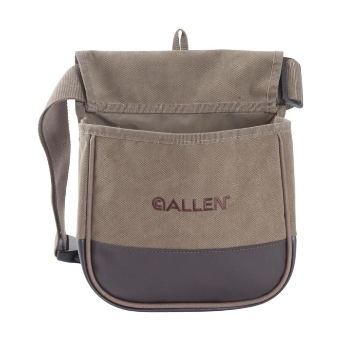 Allen Company Select Canvas Double Compartment Shell Bag, Olive Drab