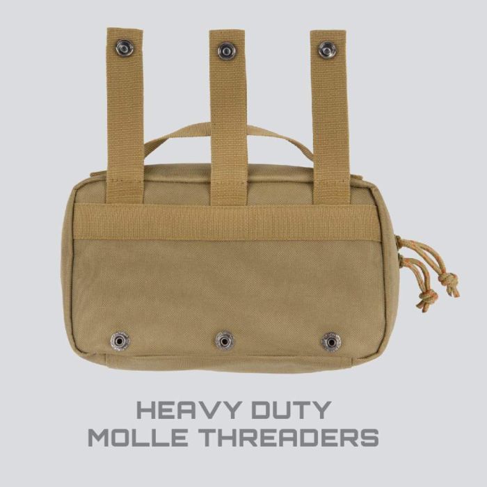 Tac-Six™ Contingent Tactical Accessory Pouch, 9 L x 5 W, Coyote