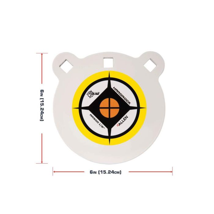 Ez Aim 6 Hardrock Ar500 Steel Gong Shooting Target, 4.2 lbs., Multi