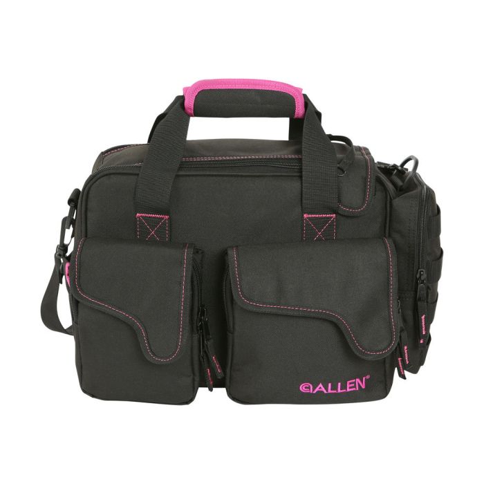 Allen Company Dolores Women's Compact Shooting Range Bag, Black/Pink