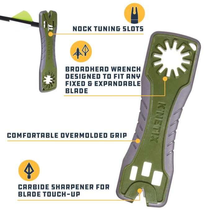 K'Netix™ MV² Broadhead Wrench and Sharpener by Allen