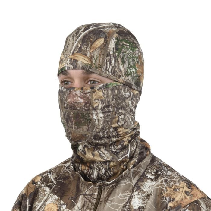 ラッセルノ SPRAY CAMO MASK ハイネック サイズ5 GRY 新品 Vanish™ Camo Balaclava Face Mask with Mesh By Allen, Realtree Edge