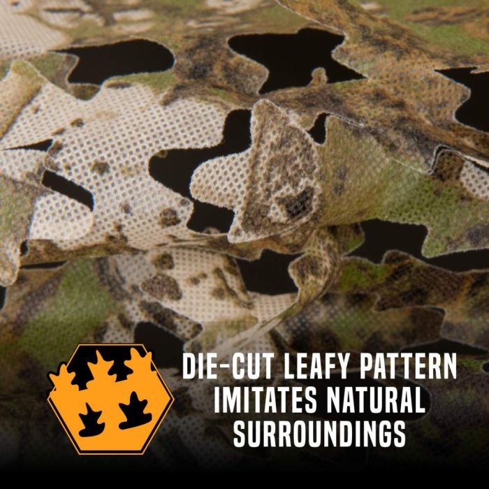 Vanish 3D Leafy Omnitex, 12' x 56”, Veil Terrain Camo