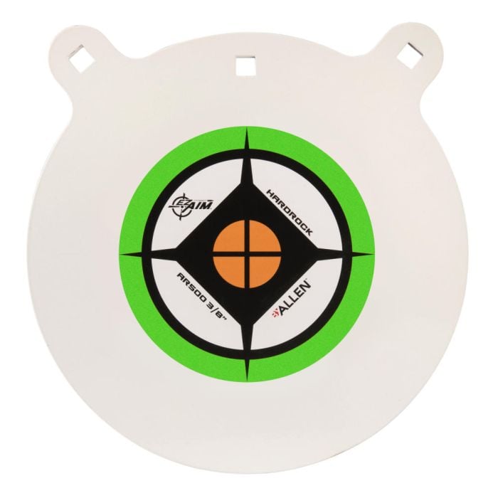 AIM1 叢雲 500×500 Ez Aim 12 Hardrock Ar500 Steel Gong Target, 13 lbs., White