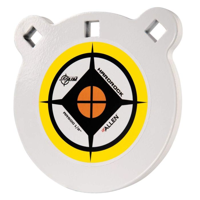 aim1 叢雲　500mm×500mm Ez Aim 6 Hardrock Ar500 Steel Gong Shooting Target, 4.2 lbs., Multi