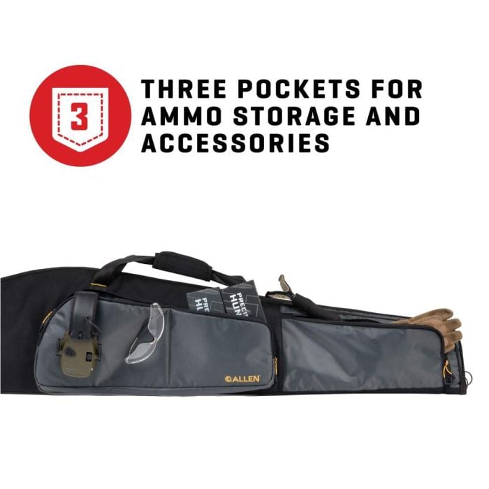 Collins 46” Rifle Case by Allen Company, Black