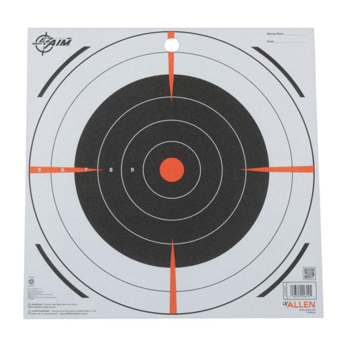 TARGETページ EZ Aim® Paper 12-inch Bullseye Target By Allen, 13 Per Pack