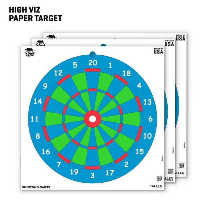 EZ Aim Fun Triggering More Fun Paper Shooting Targets, 12 W x 12 H