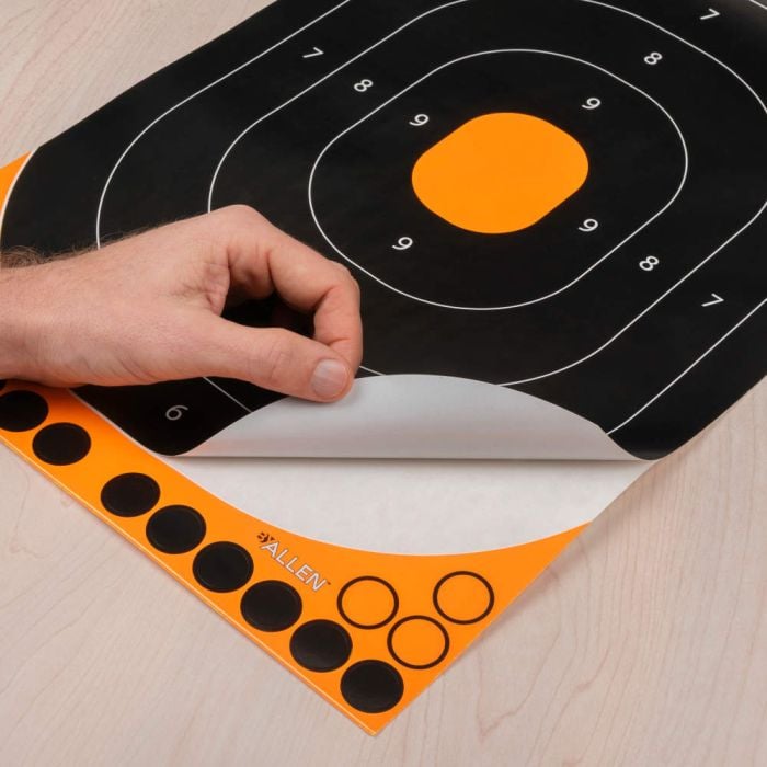 EZ Aim Splash® Reactive Adhesive Paper Shooting Targets, Handgun