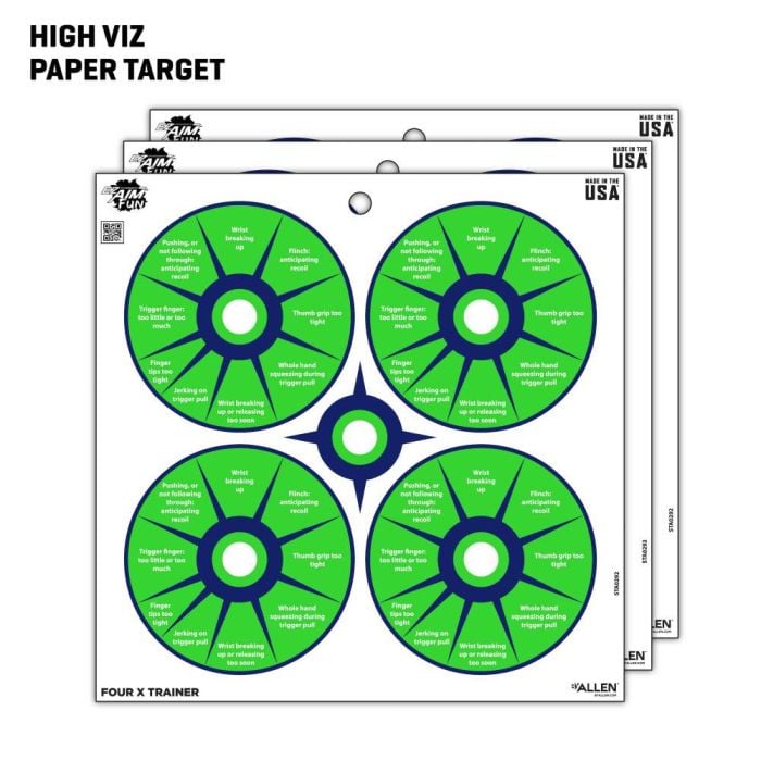 EZ Aim Fun Triggering More Fun Paper Shooting Targets, 12 W x 12 H
