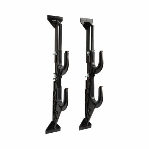 Allen Company Molded Truck Gun Rack for Rear Window - Gun Holder for Two Shotguns, Rifles, Bows, or Tools - Gun and Hunting Accessories for Car or Wall Mount - Adjustable 9.5"-16.5" - Black