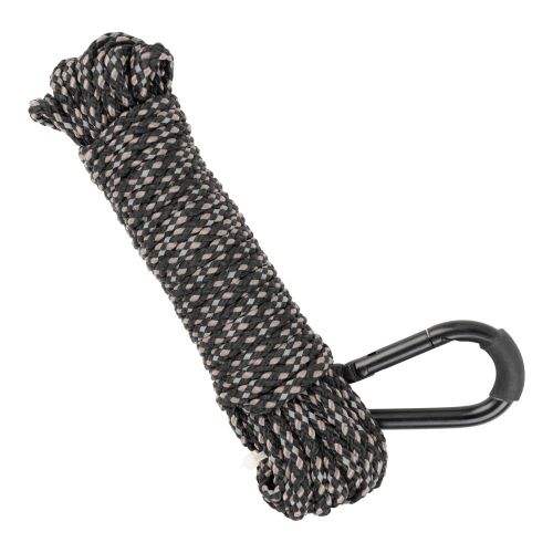 NEW Allen Company Reflective Hoist Rope, 25'Feet Long, Black