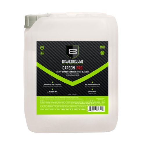 Breakthrough Clean Heavy Carbon Remover - Gun Barrel and Bore Cleaner - All Purpose Degreaser - Perfect for Handguns and Rifles - 1-Gallon Refill Container, Clear