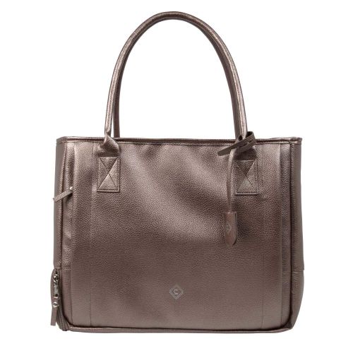Girls With Guns Cosmic Concealed Carry Tote, Large, Bronze
