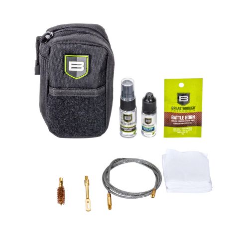 Breakthrough Clean Technologies Compact Pull Through (COP) Gun Cleaning Kit, 357, .38 Caliber & 9mm, Multi-Color