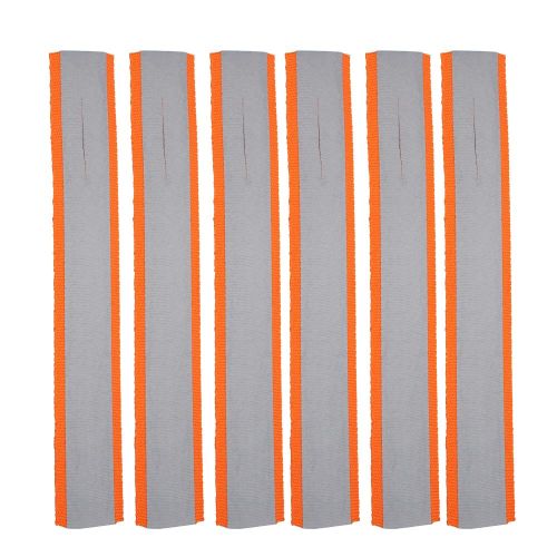 Allen Company 6" Flagging Strips, Highly Reflective, 6-Pack, Orange