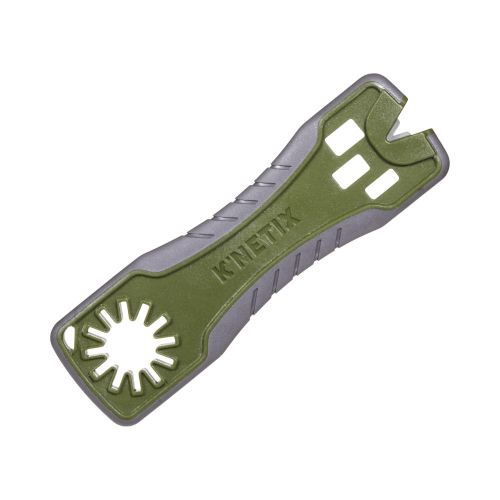 K’Netix MV² Broadhead Wrench & Sharpener, Gray & Olive