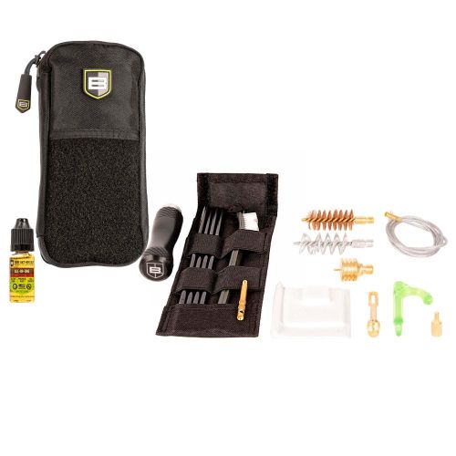NEW Breakthrough Clean Technologies Badge Series Rod & Pull-Through Cleaning Kit w/ Molle Pouch, 12 Gauge