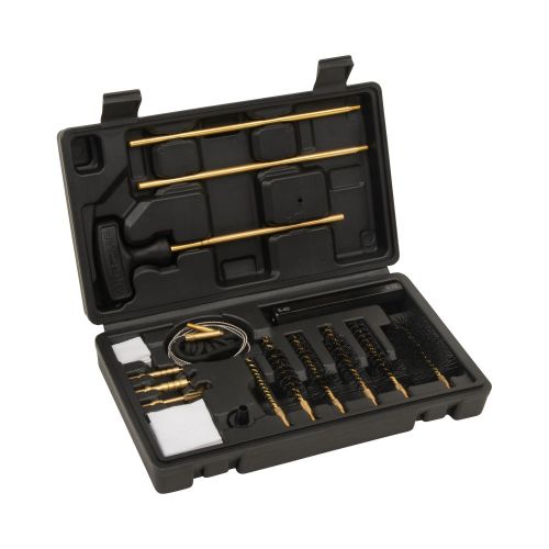 Krome Modern Sporting Rifle Cleaning Kit, .22, .223, 30, & 308 Cal., 17-Pieces, Black