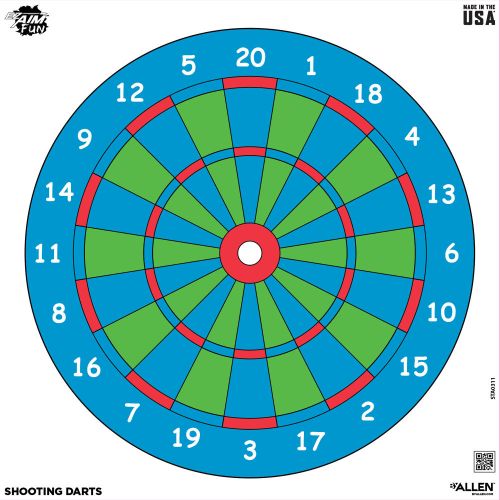 EZ Aim Fun Plinking the Day Away Paper Shooting Targets, 12”W x 12”H, 12-Pack, Multi