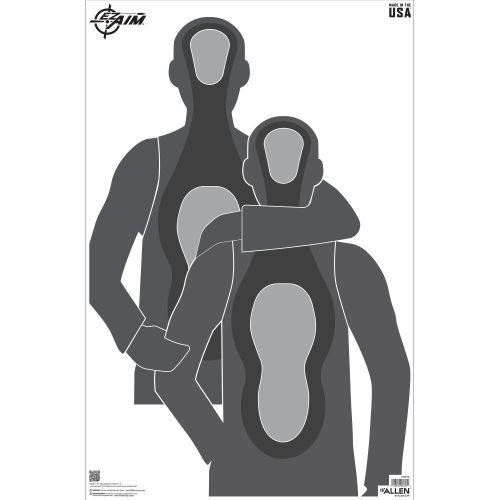 NEW EZ Aim Hostage Situation Target, 23 x 35, 50-Pack