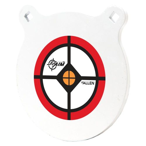 EZ Aim 8" AR500 Steel Gong Shooting Target, White