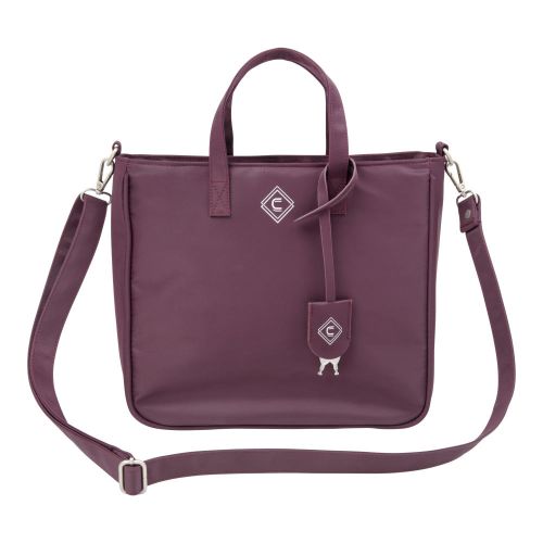Girls With Guns Concealed Casual Adventure Cross-Body Purse, Lockable Concealed Carry, Ambidextrous, Plum