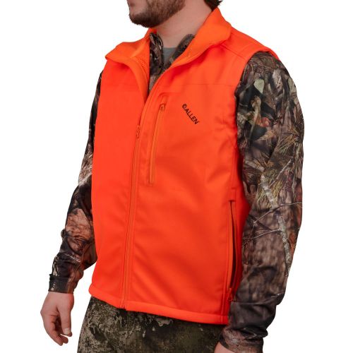 NEW Allen Company Softshell Blaze Hunting Vest, Men’s, Medium, Blaze Orange